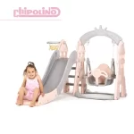 Chipolino tobogan, ljuljačka i koš za košarku Pink - Slika 11