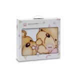 Interbaby Dekica Medvjedić 110x140 - roza - Slika 2