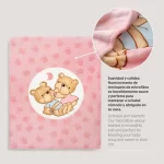 Interbaby Dekica Medvjedić 110x140 - roza - Slika 6