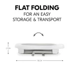 Hauck sklopiva kadica Wash N Fold L White/Sage - Slika 4