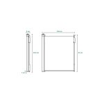 Lionelo zaštitna ograda Tulia do 140 cm, White - Slika 4