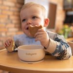 BabyOno Silikonska posuda s poklopcem, bež - Slika 5