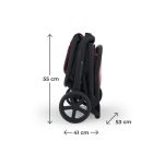 Kinderkraft sportska kolica Nubi 3, Dark Ruby - Slika 10