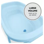 Hauck sklopiva kadica Wash N Fold M Light Blue - Slika 4