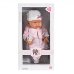 Moni Toys lutka 41cm Pink / White