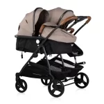 DJEČJA KOLICA CHIPOLINO  ZA BLIZANCE ILI DVOJE DJECE DUO SMART - TIRAMISU - Slika 8