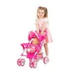 Chipolino KOLICA ZA LUTKE "DOLLY" cupcakes - Slika 5