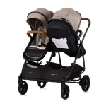 DJEČJA KOLICA CHIPOLINO  ZA BLIZANCE ILI DVOJE DJECE DUO SMART - TIRAMISU - Slika 12