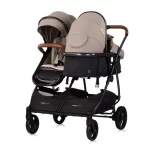 DJEČJA KOLICA CHIPOLINO  ZA BLIZANCE ILI DVOJE DJECE DUO SMART - TIRAMISU - Slika 6