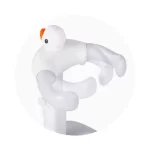 Chipolino stalak za tuš Duck white/grey - Slika 3