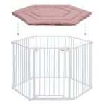 Fillikid podloga Jersey za vrtić Prag/Atena Hexagon, Dandelion pink - Slika 2