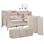 Kinderkraft Putni krevetić s dodacima 3u1 Joy 2, Beige - Slika 2