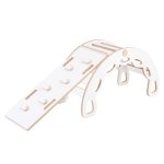 PLUSH NEST Ljuljačka 4-u-1; ljuljačka + zid za penjanje/tobogan + jastuk ( baršunasto siva ) - Slika 7