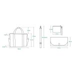 Lionelo torba za mame Ida, Black Onyx - Slika 9