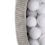 PLUSH NEST Bazen s 200 loptica 90x30 cm - bež - Slika 4