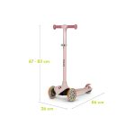 Lionelo romobil Jessy LED, Pink Rose - Slika 10