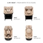 Kinderkraft autosjedalica XPEDITION 3 i-Size 0-36 kg (40-150 cm) 360, Beige - Slika 11