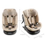 Kinderkraft autosjedalica XPEDITION 3 i-Size 0-36 kg (40-150 cm) 360, Beige - Slika 12