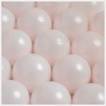 PLUSH NEST Loptice za bazen promjera 6 cm – 200 kom – svijetlo roze - Slika 7