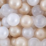 Plush Nest Bazen s 300 loptica 95×30 cm cvijet – bež - Slika 2