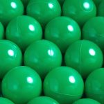 PLUSH NEST Loptice za bazen promjera 6 cm – 200 kom – zelene