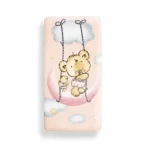 InterBaby Raschel dekica 110x140 Medvjedić roza - Slika 3
