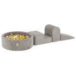 PLUSH NEST Mekani poligon s 4 elemenata - bež