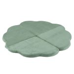 PLUSH NEST Cvijetna podloga 115x115x5 cm – zelena