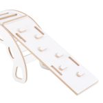 PLUSH NEST Ljuljačka 4-u-1; ljuljačka + zid za penjanje/tobogan + jastuk ( baršunasto siva ) - Slika 4