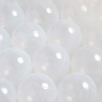 PLUSH NEST Loptice za bazen promjera 6 cm – 200 kom – prozirne