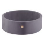 PLUSH NEST Bazen s 200 loptica 90×30 cm – sivi - Slika 10