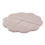 PLUSH NEST Cvijetna podloga 115x115x5 cm – svijetlo roza