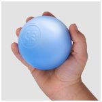 PLUSH NEST Loptice za bazen promjera 6 cm – 200 kom – biserne, srebrne i svijetlo plave - Slika 3