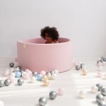 PLUSH NEST Suhi bazen 90×30 cm – rozi - Slika 9