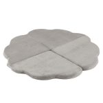 PLUSH NEST Cvijetna podloga 115x115x5 cm – bež