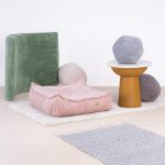 PLUSH NEST Jastuk za pod 60×60 cm – zeleni - Slika 4