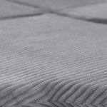 PLUSH NEST Cvijetna podloga 115x115x5 cm - siva - Slika 2