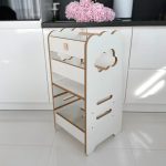 PLUSH NEST Toranj za pomoć u kuhinji, kuhinjska stolica u 3 razine - oblak - Slika 2