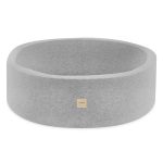 PLUSH NEST Suhi bazen 90×30 cm – svijetlo sivi