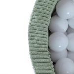 PLUSH NEST Suhi bazen 90×30 cm – zeleni - Slika 3