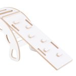 PLUSH NEST Ljuljačka 4-u-1; ljuljačka + zid za penjanje/tobogan + jastuk (svijetlo sivi) - Slika 2