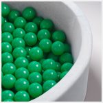 PLUSH NEST Loptice za bazen promjera 6 cm – 200 kom – zelene - Slika 3