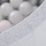 PLUSH NEST Bazen s 200 loptica 90×30 cm – svijetlo sivi - Slika 5