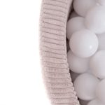 PLUSH NEST Bazen s 200 loptica 90×30 cm – svijetlo rozi - Slika 8