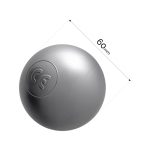 PLUSH NEST Loptice za bazen promjera 6 cm – 200 kom – srebrne - Slika 4