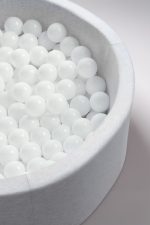 PLUSH NEST Loptice za bazen promjera 6 cm – 200 kom – bijele - Slika 8