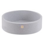 PLUSH NEST Bazen s 200 loptica 90×30 cm – svijetlo sivi - Slika 6