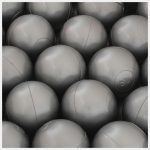 PLUSH NEST Loptice za bazen promjera 6 cm – 200 kom – srebrne - Slika 7