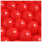 PLUSH NEST Loptice za bazen promjera 6 cm – 200 kom – crvene - Slika 7