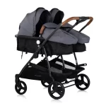 CHIPOLINO DJEČJA KOLICA ZA BLIZANCE ILI DVOJE DJECE DUO SMART - CLOUD